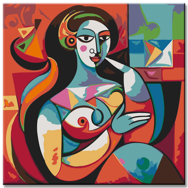 Picasso masterpiece - painting by numbers