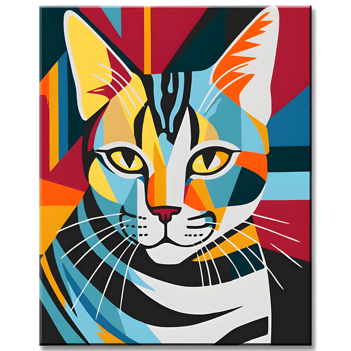 American Shorthair Cat Painting by Numbers