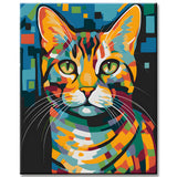American Shorthair Cat Painting by Numbers