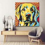 Lichtenstein Golden Retriever - Painting by Numbers