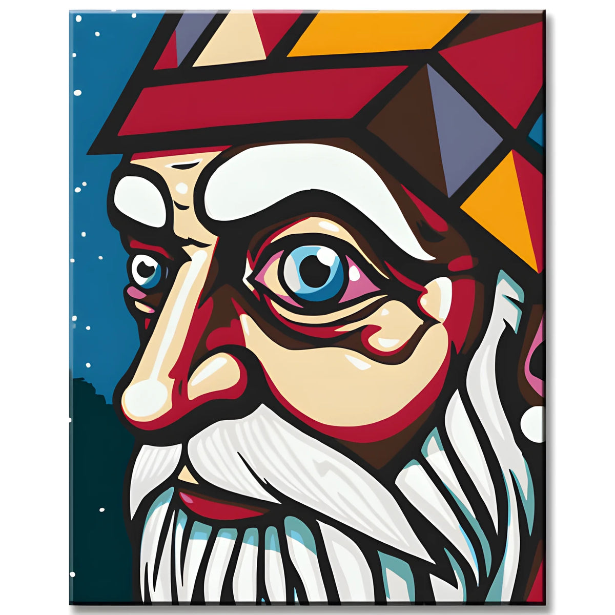 Gnome in the style of Roy Lichtenstein - Paint by Numbers