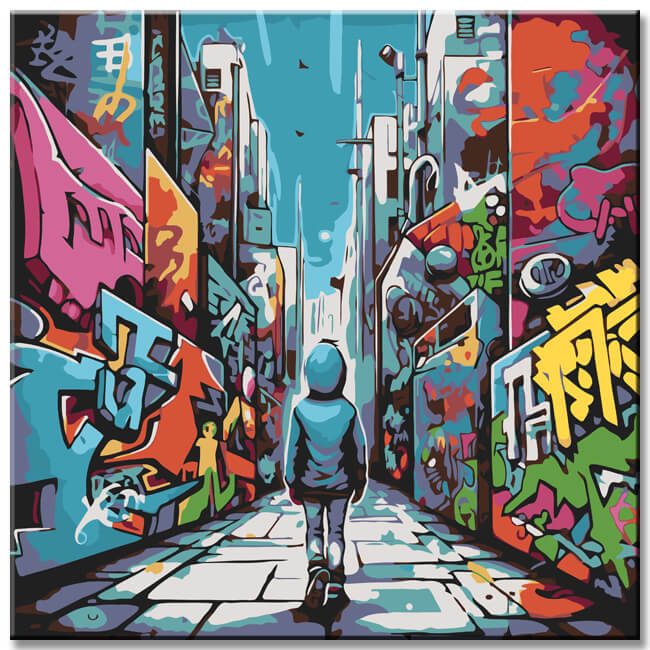 Urban Art Prints - Paint by Numbers