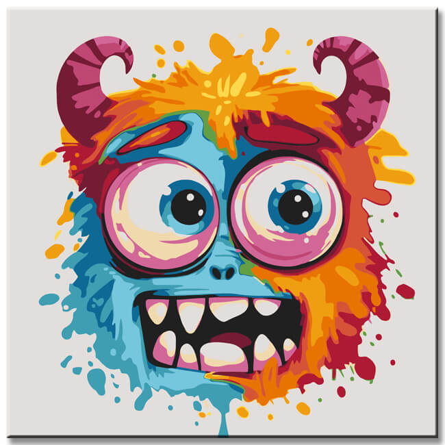 Monster fairy tale figure - painting by numbers