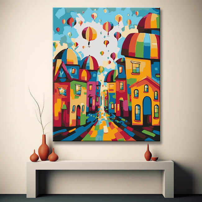PopArt Balloons - Painting by Numbers