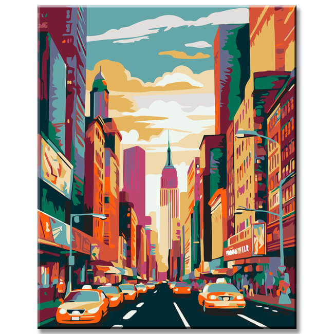 New York City Retro - Painting by Numbers