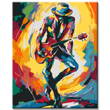 Rock 'n Roll Portrait - Paint by Numbers