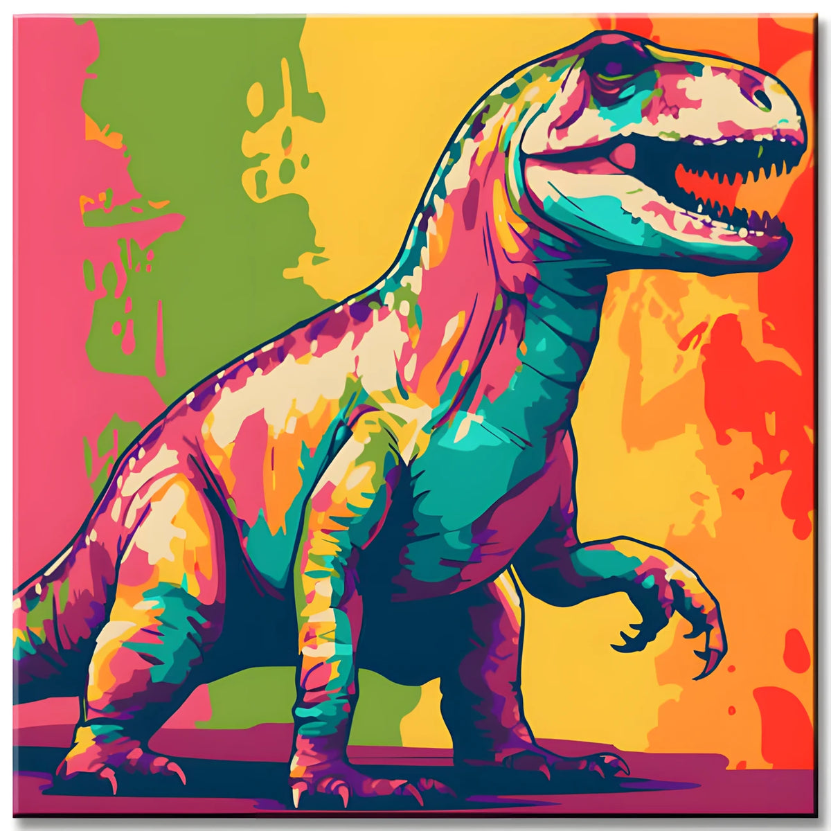 Baryonyx Dinosaurs Paint by Numbers