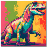 Baryonyx Dinosaurs Paint by Numbers