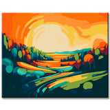 Magical Mount Fujijama - Painting by Numbers