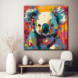 Painting by Numbers for Children Koala Bear in Vibrant Colors