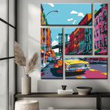 Painting by Numbers Taxi in New York City Brooklyn 5-Panel