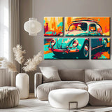Painting by Numbers VW Beetle Creative Picture I 4-Panel