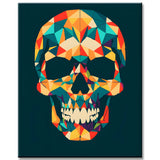 Painting by Numbers Skull in 3D