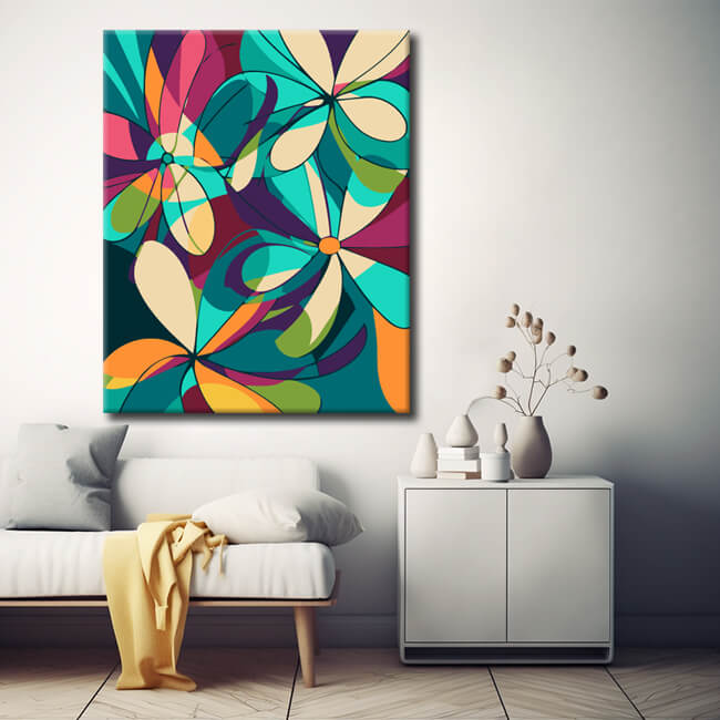 Painting by Numbers: Color Pattern Game Flowers