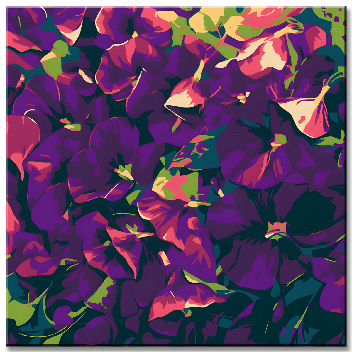 Paint by Numbers Lilac Blossoms Art