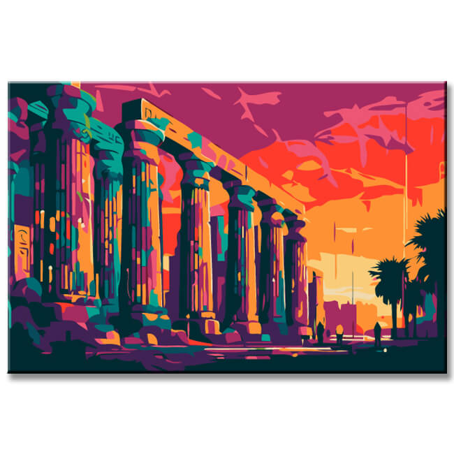 Acropolis Athens Painting by Numbers