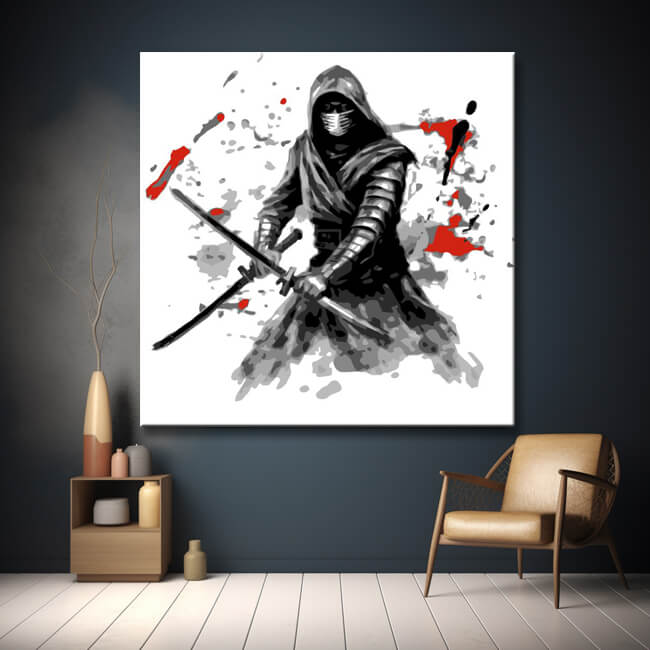 Ninja Warrior - Painting by Numbers