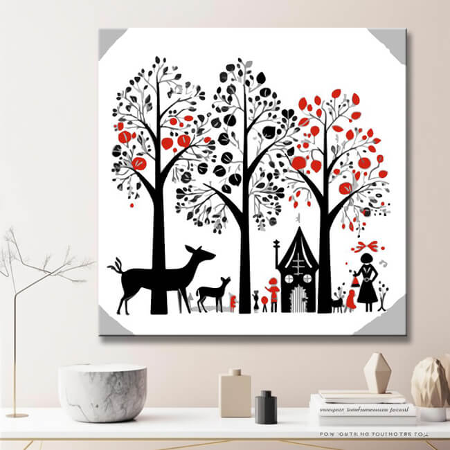 Swedish Folk Art 1 - Paint by Numbers