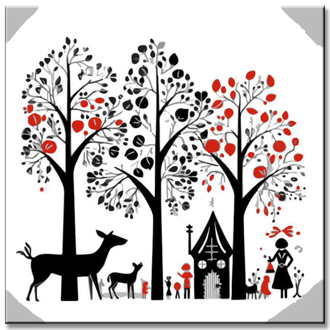 Swedish Folk Art 1 - Paint by Numbers