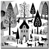 Swedish Folk Art 4 - Paint by Numbers