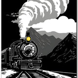 Steam Locomotive Painting by Numbers