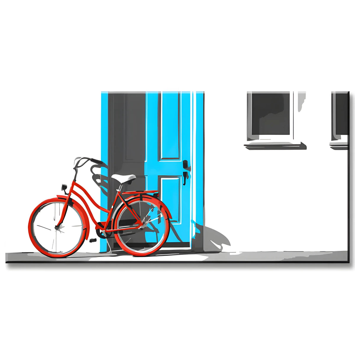 Colorful Bicycle Painting by Numbers