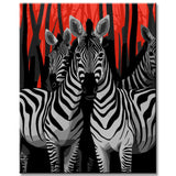 Zebra Pattern - Painting by Numbers