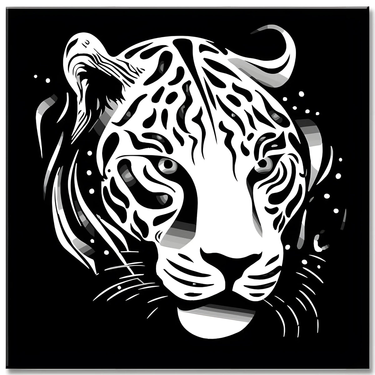 White Tiger - Paint by Numbers Animal Art