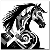 Minimalist elegance - painting by numbers