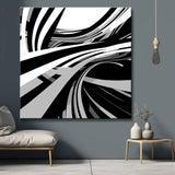 Simple Black and White PaintingPaint by Numbers