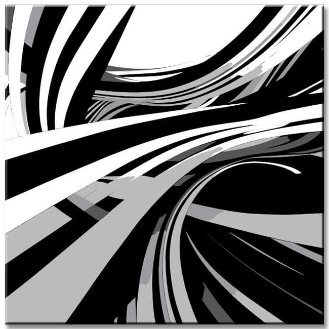 Simple Black and White PaintingPaint by Numbers