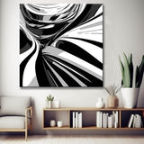 Abstract Line Composition Painting by Numbers