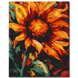 Sunflower splendor painting by numbers