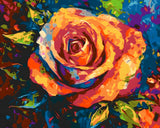 Rose Blossom Painting by Numbers