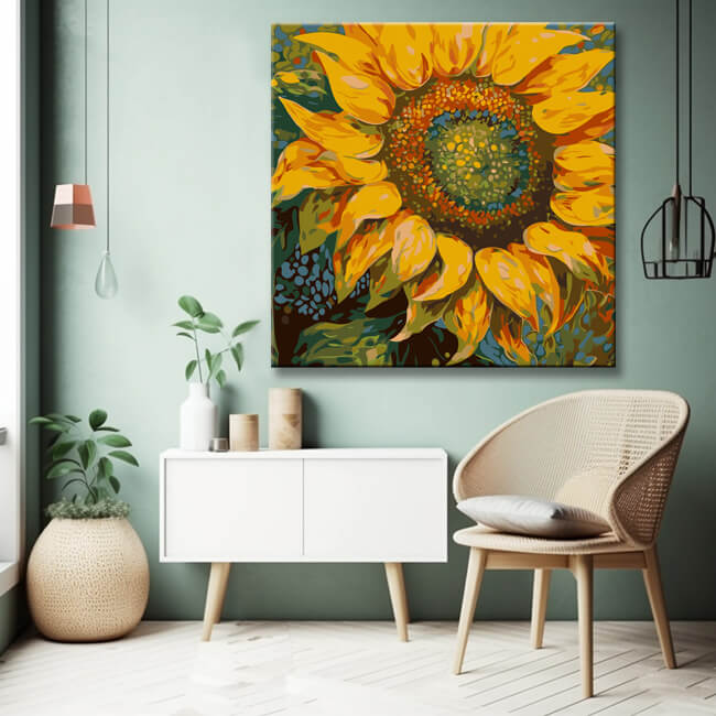 Sun magic painting by numbers - shipping from DE
