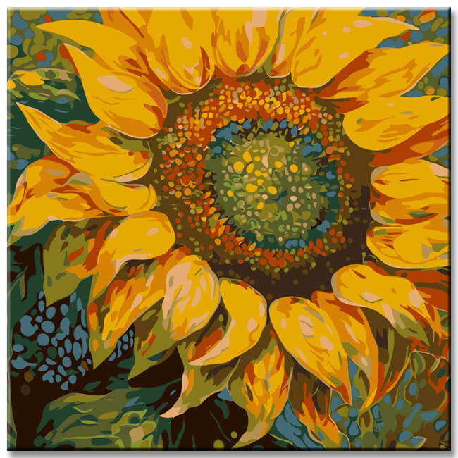 Sun magic painting by numbers - shipping from DE