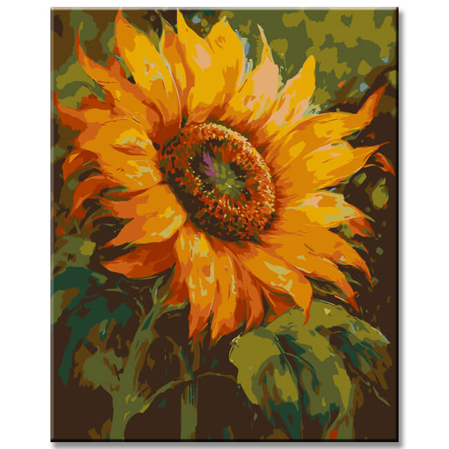 Sunflower Joy Painting by Numbers - Shipping from DE
