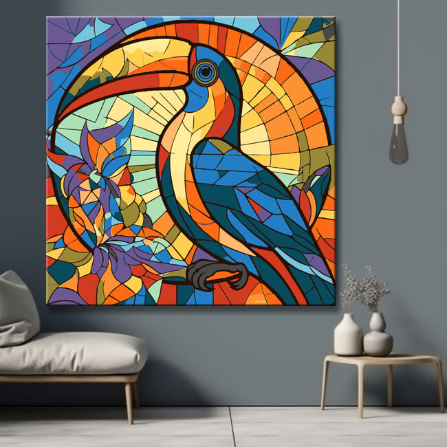 Toucan in Brazil - Painting by Numbers