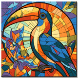 Toucan in Tiffany Style - Paint by Numbers