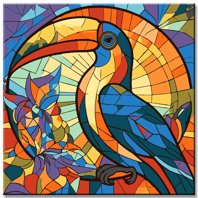 Toucan in Brazil - Painting by Numbers