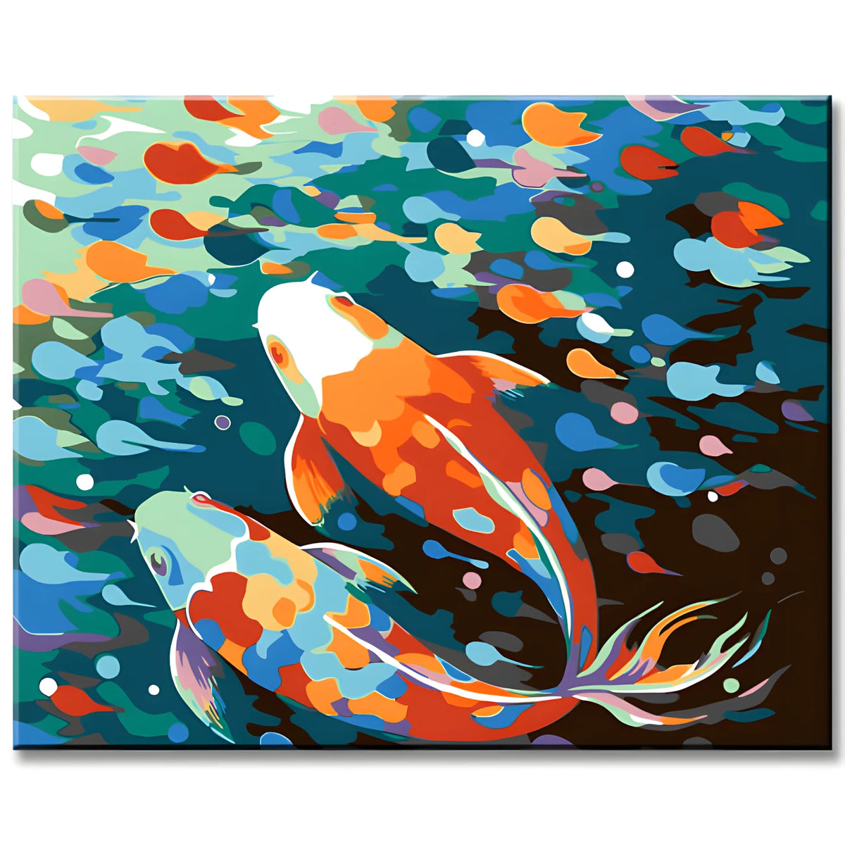 Koi Fish Painting by Numbers