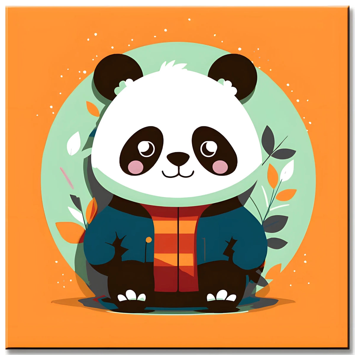 Paint by Numbers for Kids Panda Cub
