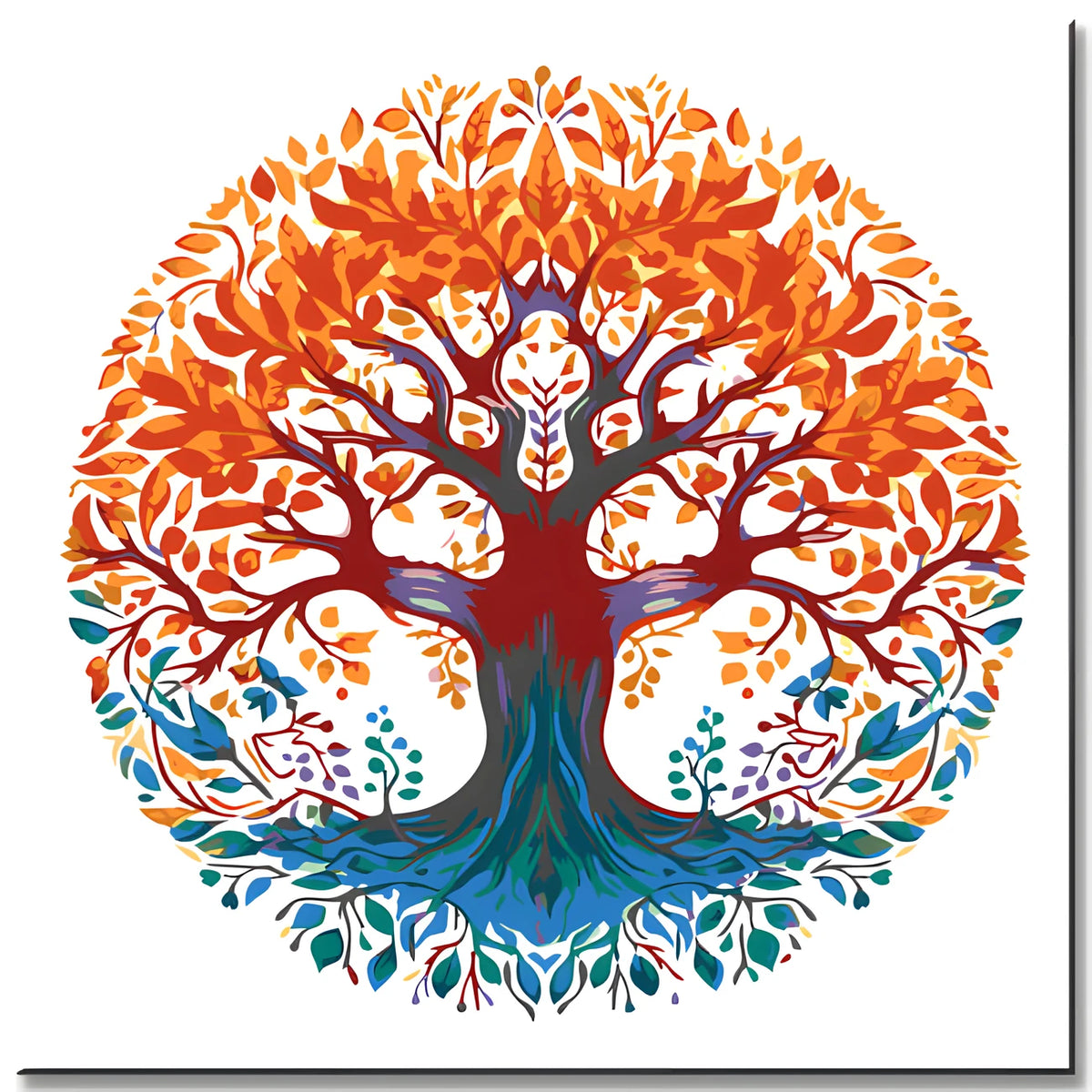 Mandala Tree of Life Painting by Numbers