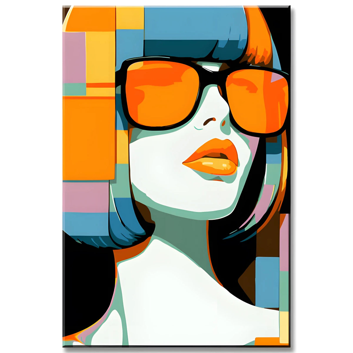 Woman with Sunglasses - Paint by Numbers