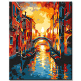 Painting by Numbers Rialto Bridge Venice