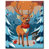 Painting by Numbers for Children Deer Comic
