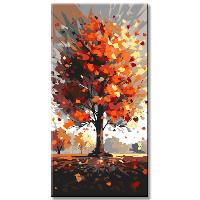 Paint by Numbers Tree Art Painting