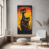 Paint by numbers cats art painting