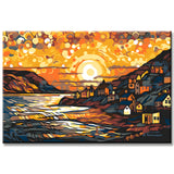 Paint by Numbers Mediterranean Painting