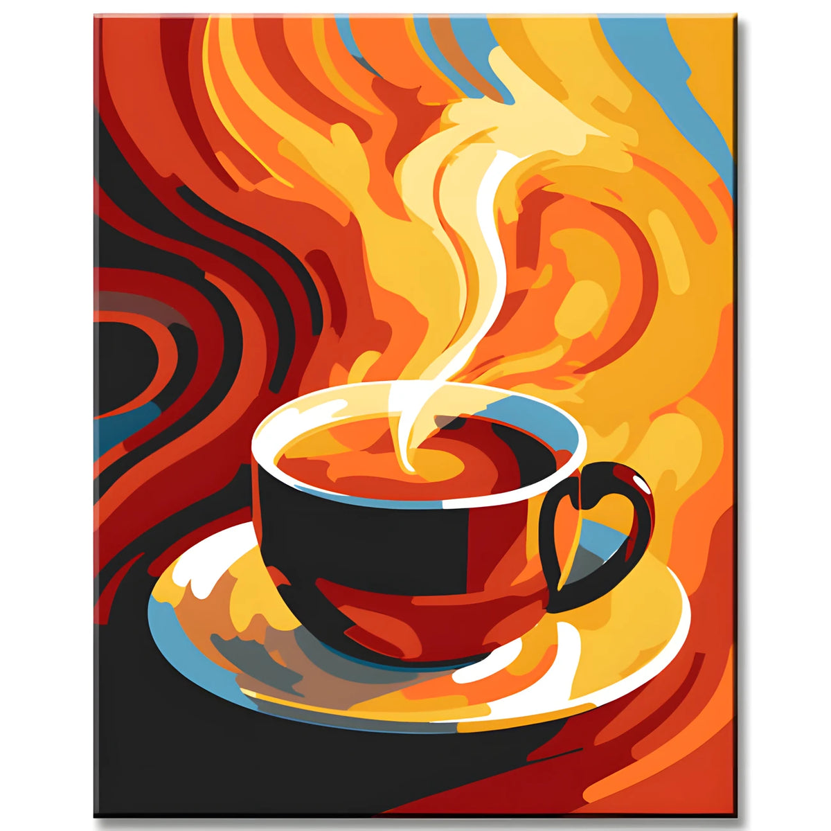 Painting by Numbers Still Life Coffee Cup